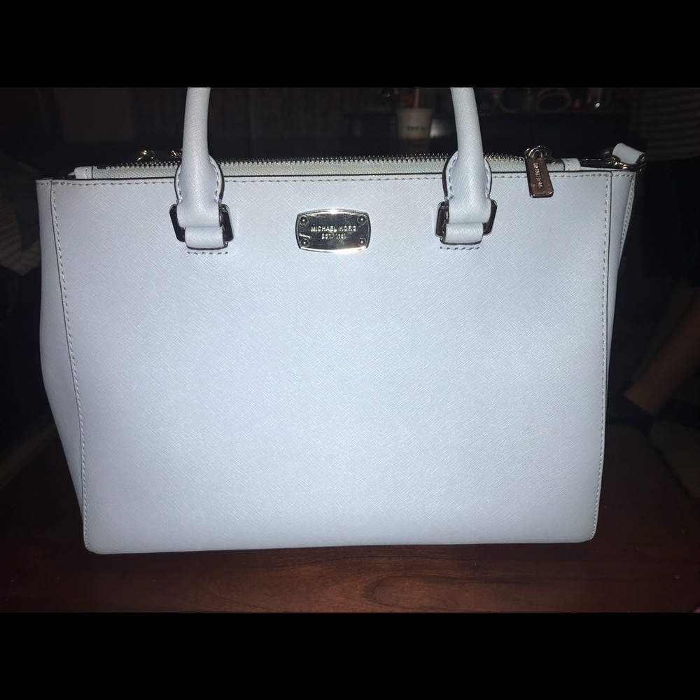 Michael Kors light blue purse